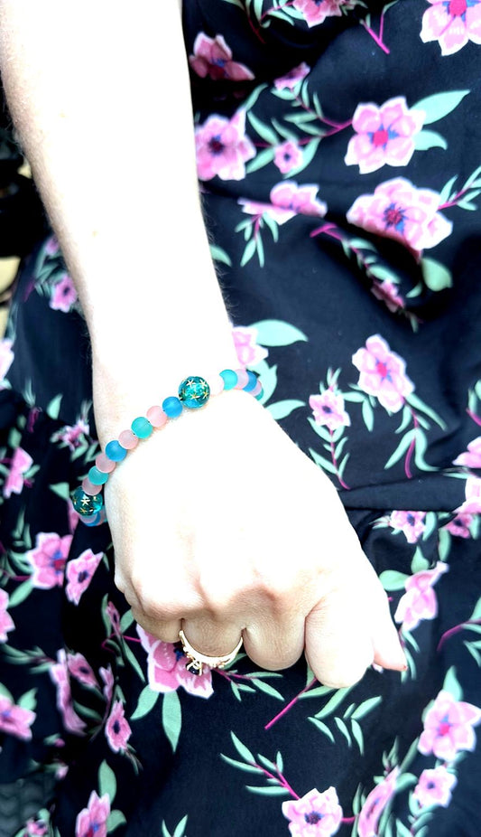 Celestial Moonlight • Calm Within the Cosmos Bracelet