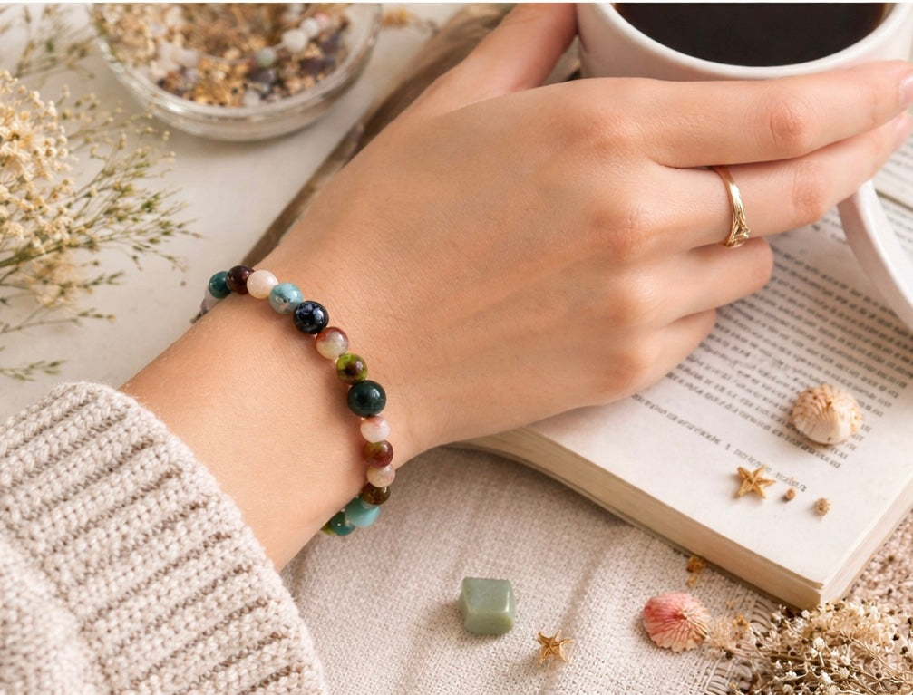 Coastal Tranquillity Bracelet • Ocean Calm • Flow • Inner Peace