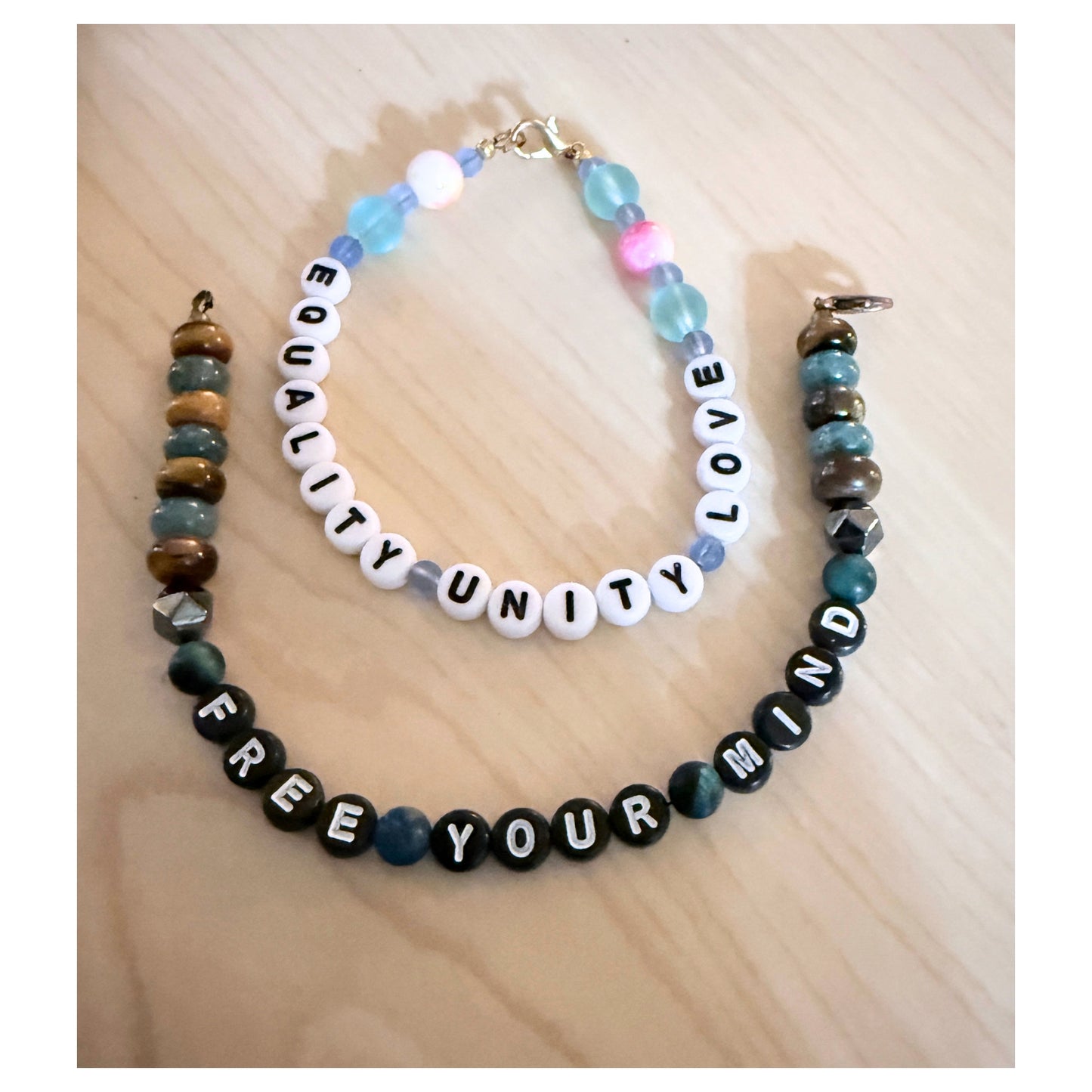 Build Your Stack • Stackable Gemstone Bracelet • Mix & Match Jewelry • Self Love Gift • Meaningful Handmade Bracelet • Layered Bracelet Set