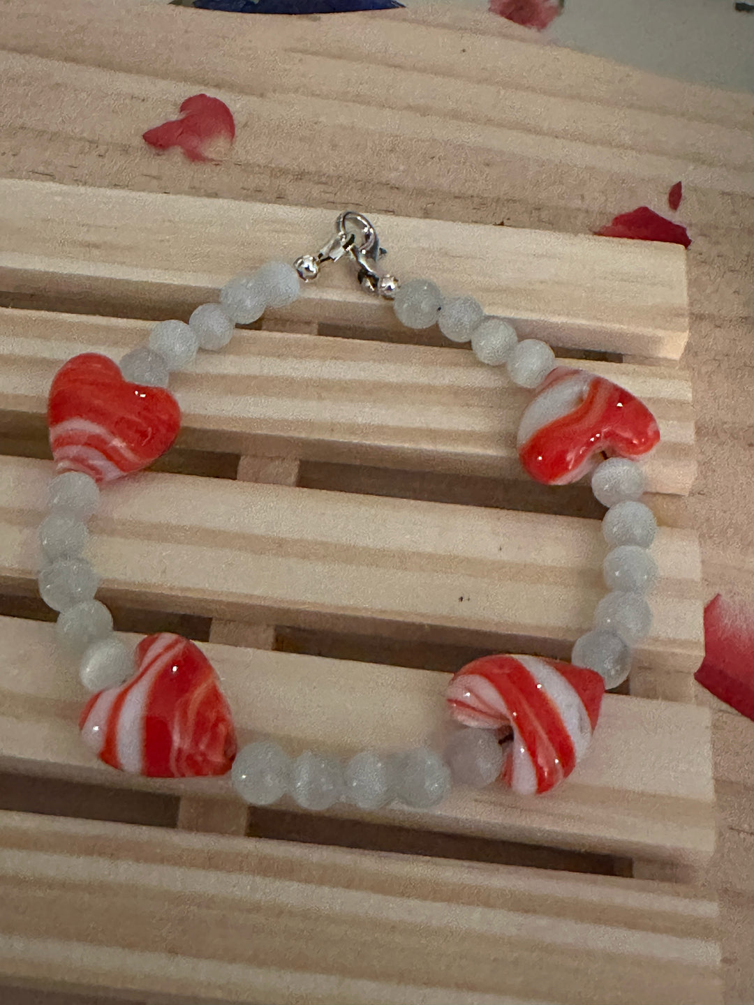 Heartwaves • Open Love Bracelet • Handmade Heart Beaded Bracelet • Self-Love, Kindness & Inclusive Gift