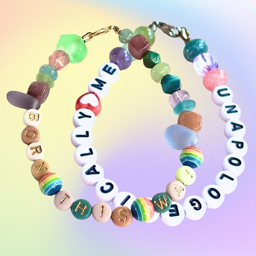 Build Your Stack • Stackable Gemstone Bracelet • Mix & Match Jewelry • Self Love Gift • Meaningful Handmade Bracelet • Layered Bracelet Set