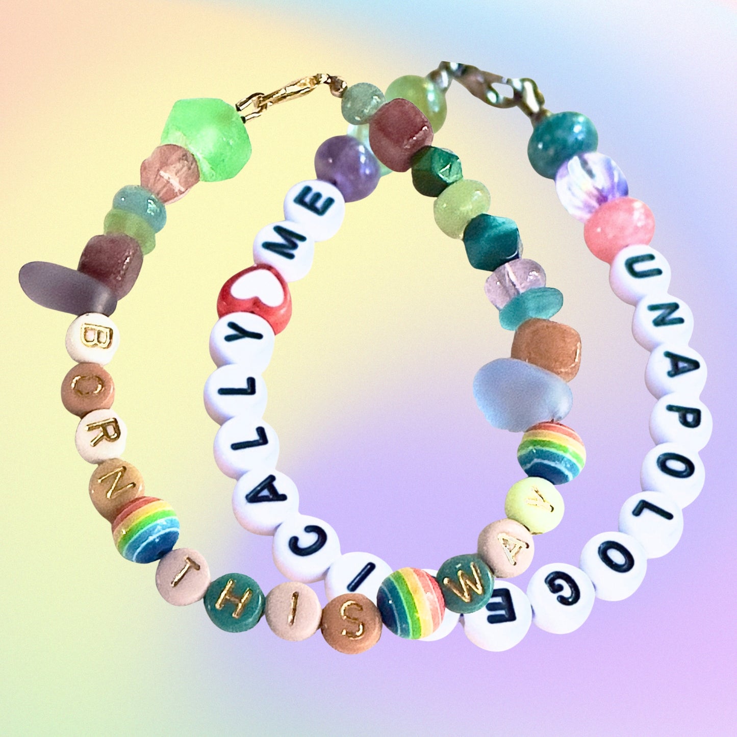Build Your Stack • Stackable Gemstone Bracelet • Mix & Match Jewelry • Self Love Gift • Meaningful Handmade Bracelet • Layered Bracelet Set