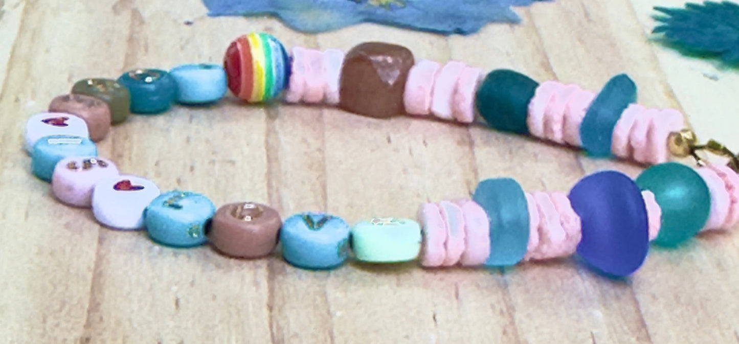 Love Is Love • Pride Affirmation Bracelet