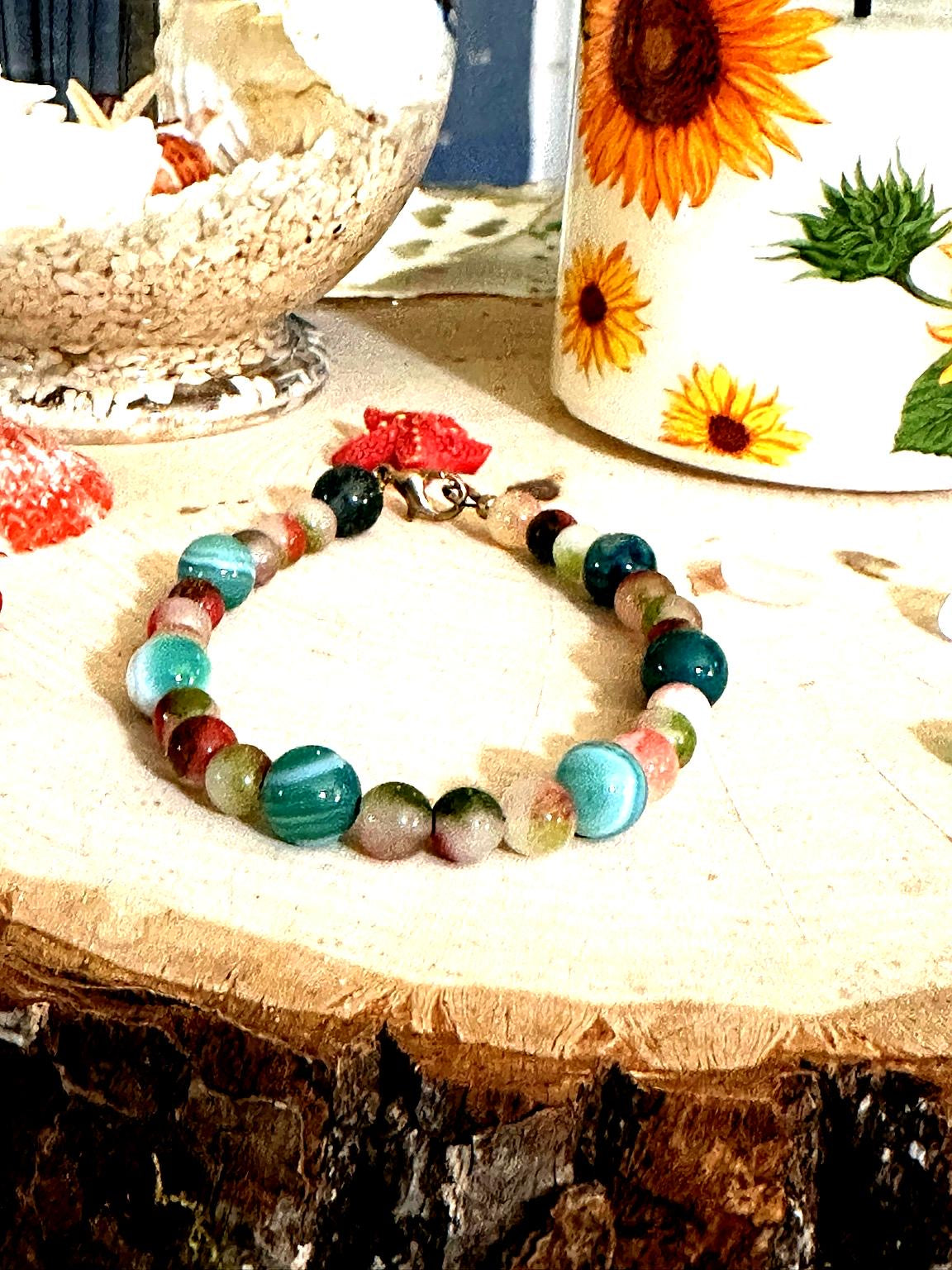 Coastal Tranquillity Bracelet • Ocean Calm • Flow • Inner Peace