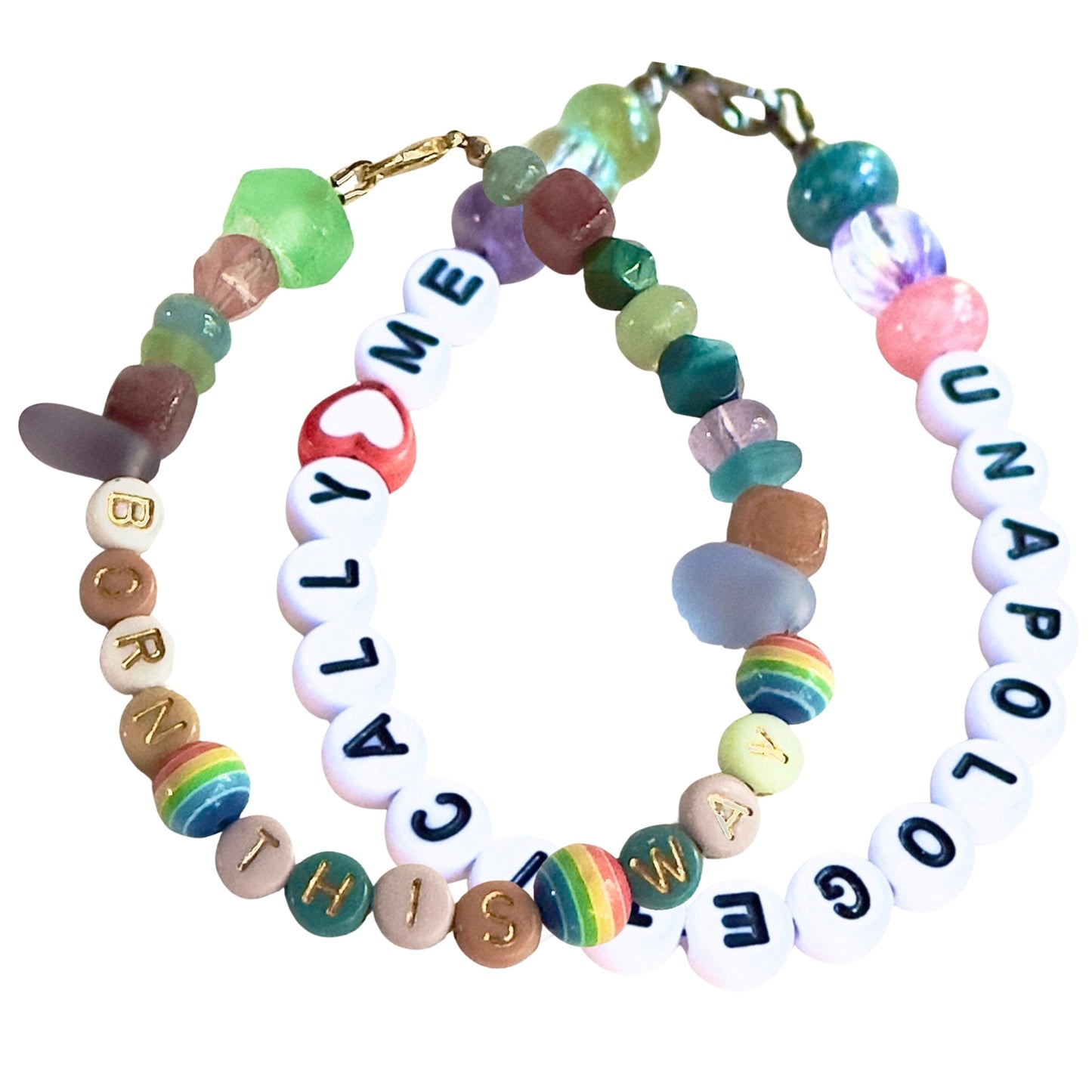 Build Your Stack • Stackable Gemstone Bracelet • Mix & Match Jewelry • Self Love Gift • Meaningful Handmade Bracelet • Layered Bracelet Set