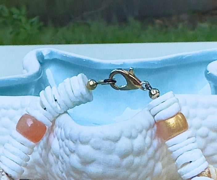 Beachy Shell Bracelet • Coastal Boho Jewelry • Ocean-Inspired Bracelet for Grounding, Calm & Summer Soul