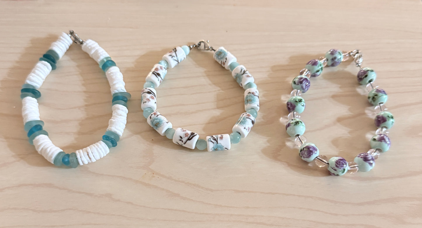 Build Your Stack • Stackable Gemstone Bracelet • Mix & Match Jewelry • Self Love Gift • Meaningful Handmade Bracelet • Layered Bracelet Set