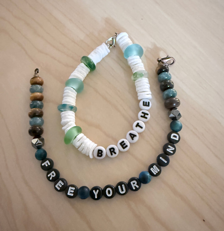 Build Your Stack • Stackable Gemstone Bracelet • Mix & Match Jewelry • Self Love Gift • Meaningful Handmade Bracelet • Layered Bracelet Set