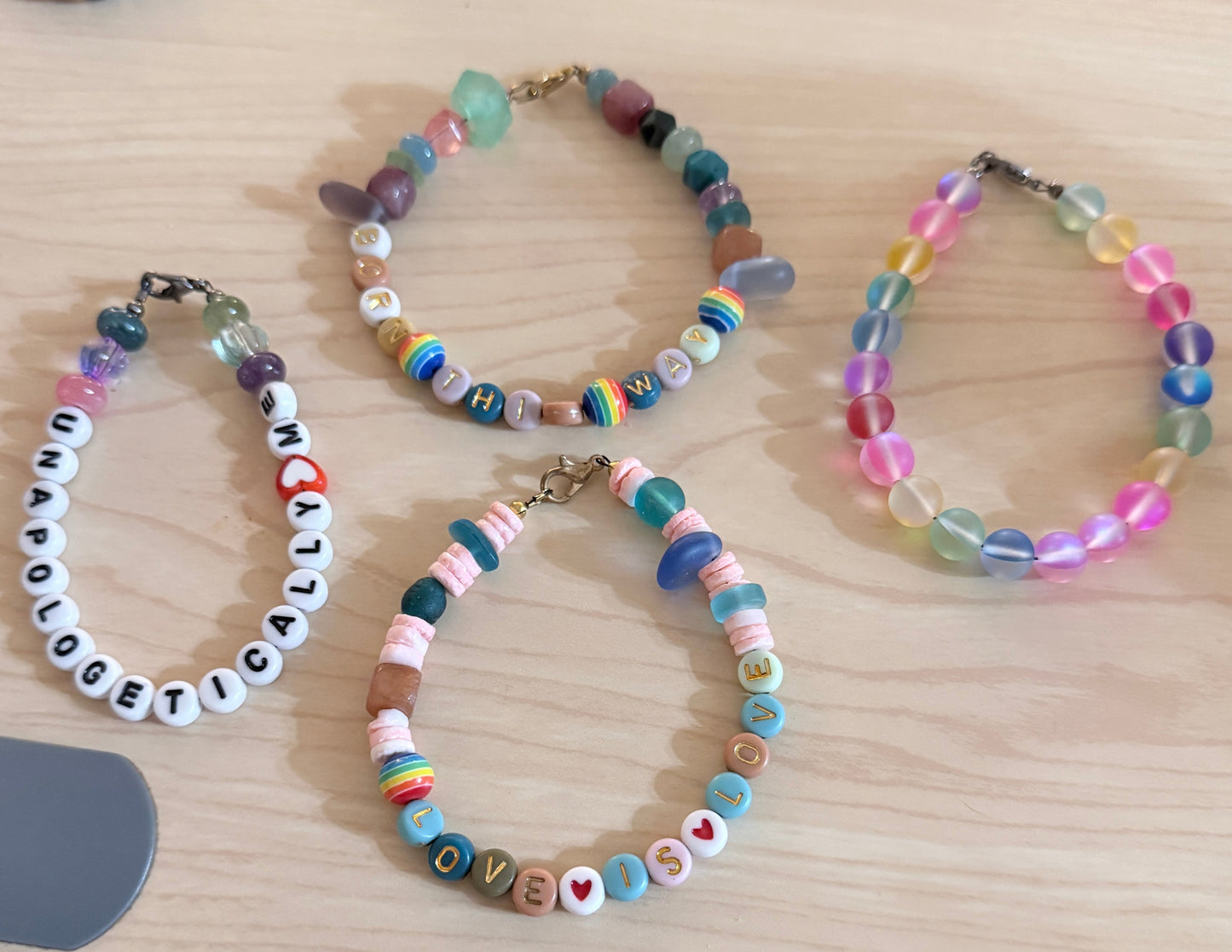 Build Your Stack • Stackable Gemstone Bracelet • Mix & Match Jewelry • Self Love Gift • Meaningful Handmade Bracelet • Layered Bracelet Set