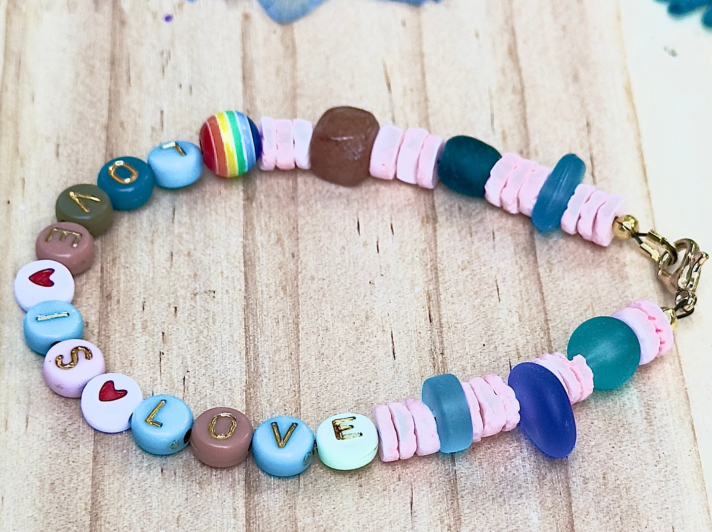 Love Is Love • Pride Affirmation Bracelet