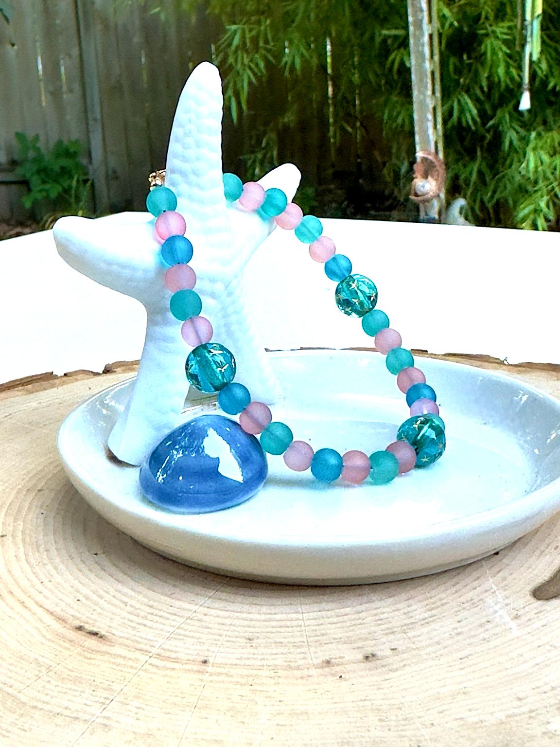 Celestial Moonlight • Calm Within the Cosmos Bracelet