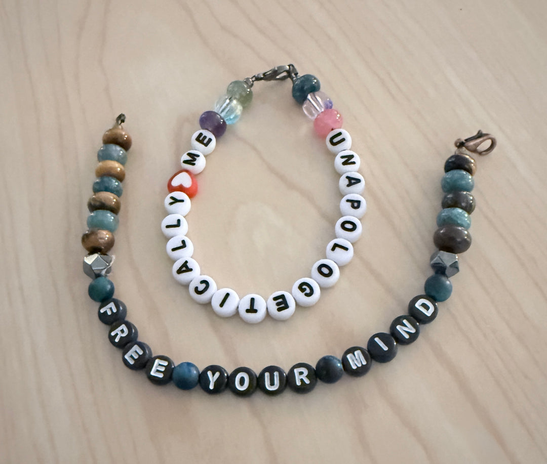 Build Your Stack • Stackable Gemstone Bracelet • Mix & Match Jewelry • Self Love Gift • Meaningful Handmade Bracelet • Layered Bracelet Set
