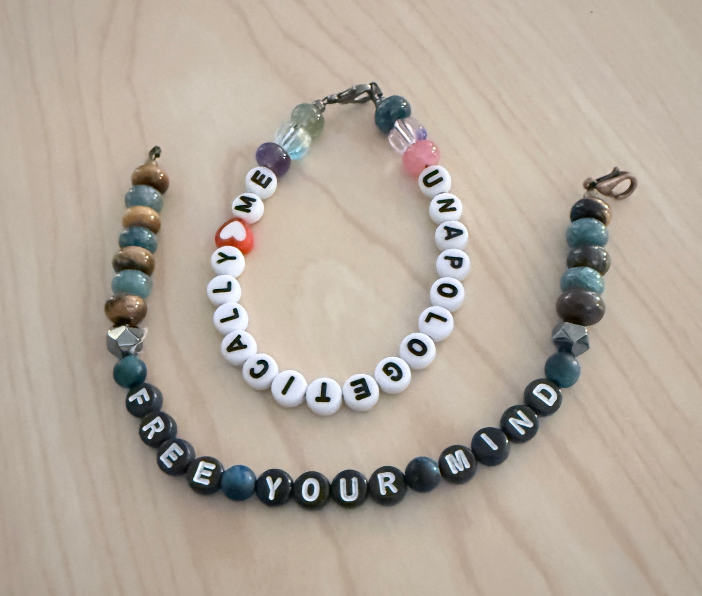 Build Your Stack • Stackable Gemstone Bracelet • Mix & Match Jewelry • Self Love Gift • Meaningful Handmade Bracelet • Layered Bracelet Set