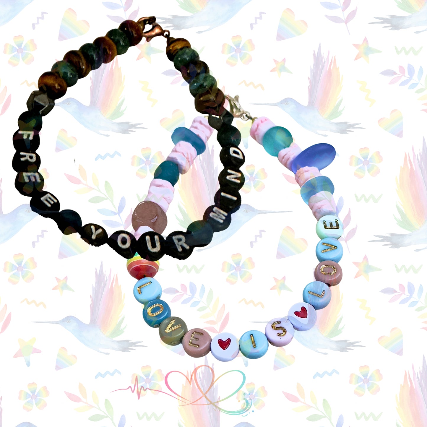 Build Your Stack • Stackable Gemstone Bracelet • Mix & Match Jewelry • Self Love Gift • Meaningful Handmade Bracelet • Layered Bracelet Set