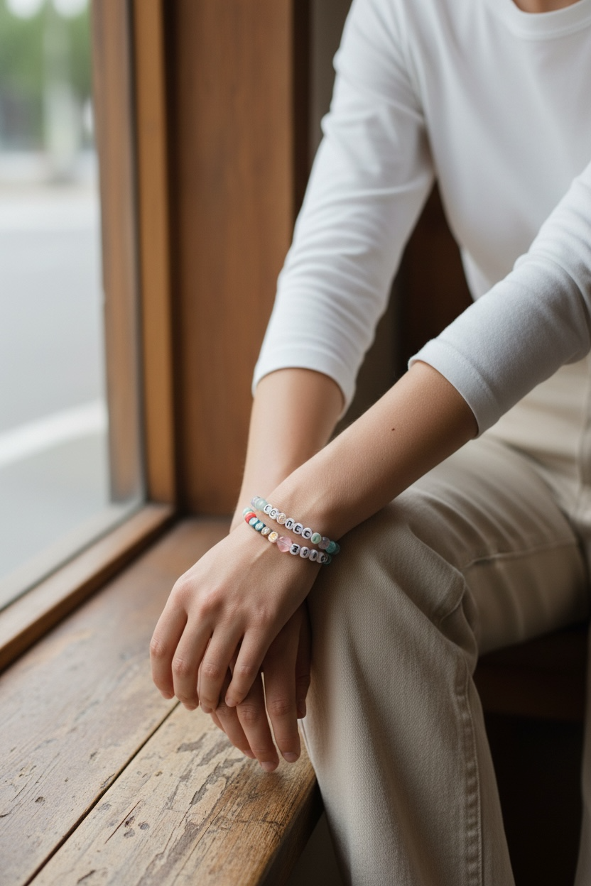 Build Your Stack • Stackable Gemstone Bracelet • Mix & Match Jewelry • Self Love Gift • Meaningful Handmade Bracelet • Layered Bracelet Set