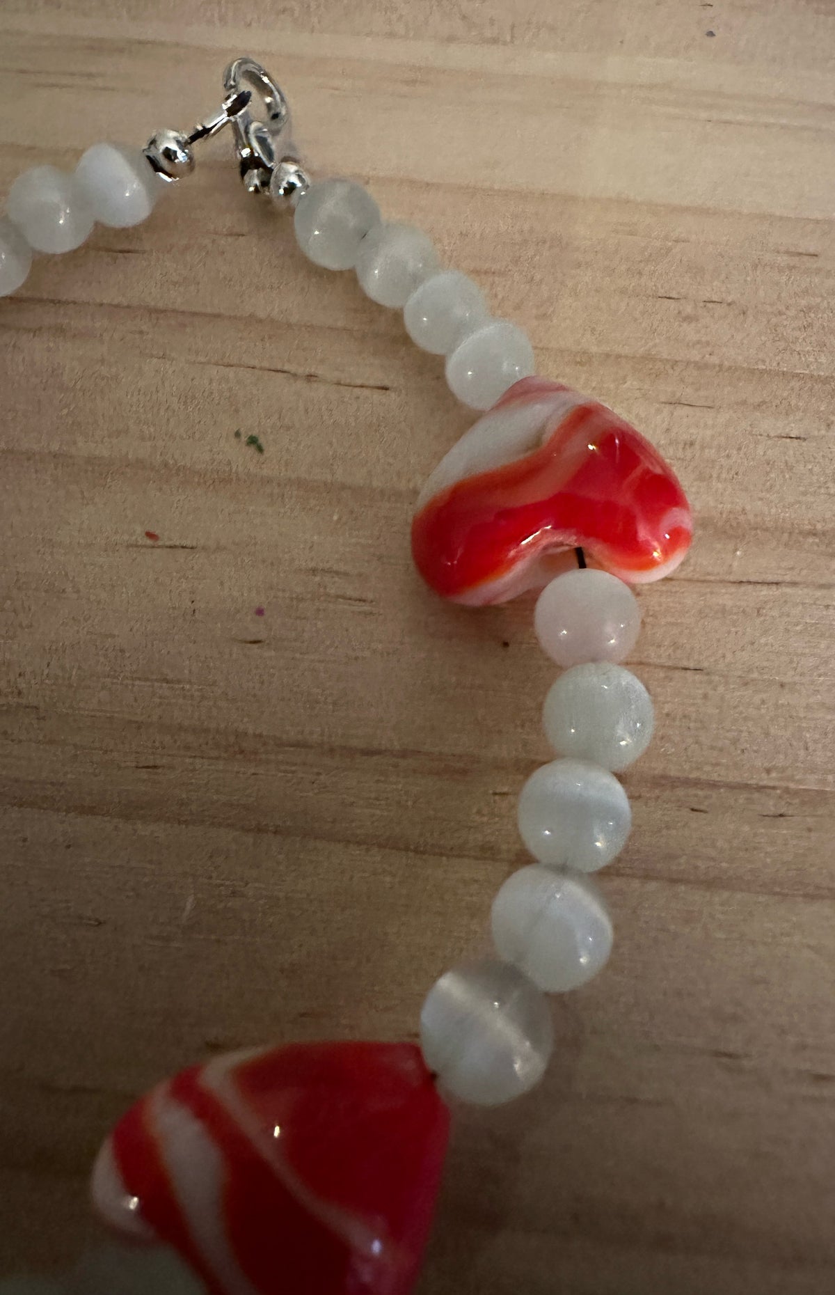 Heartwaves • Open Love Bracelet • Handmade Heart Beaded Bracelet • Self-Love, Kindness & Inclusive Gift