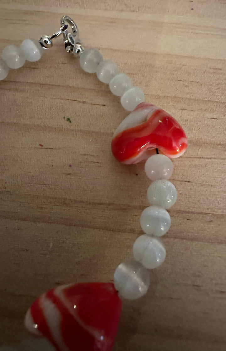 Heartwaves • Open Love Bracelet • Handmade Heart Beaded Bracelet • Self-Love, Kindness & Inclusive Gift