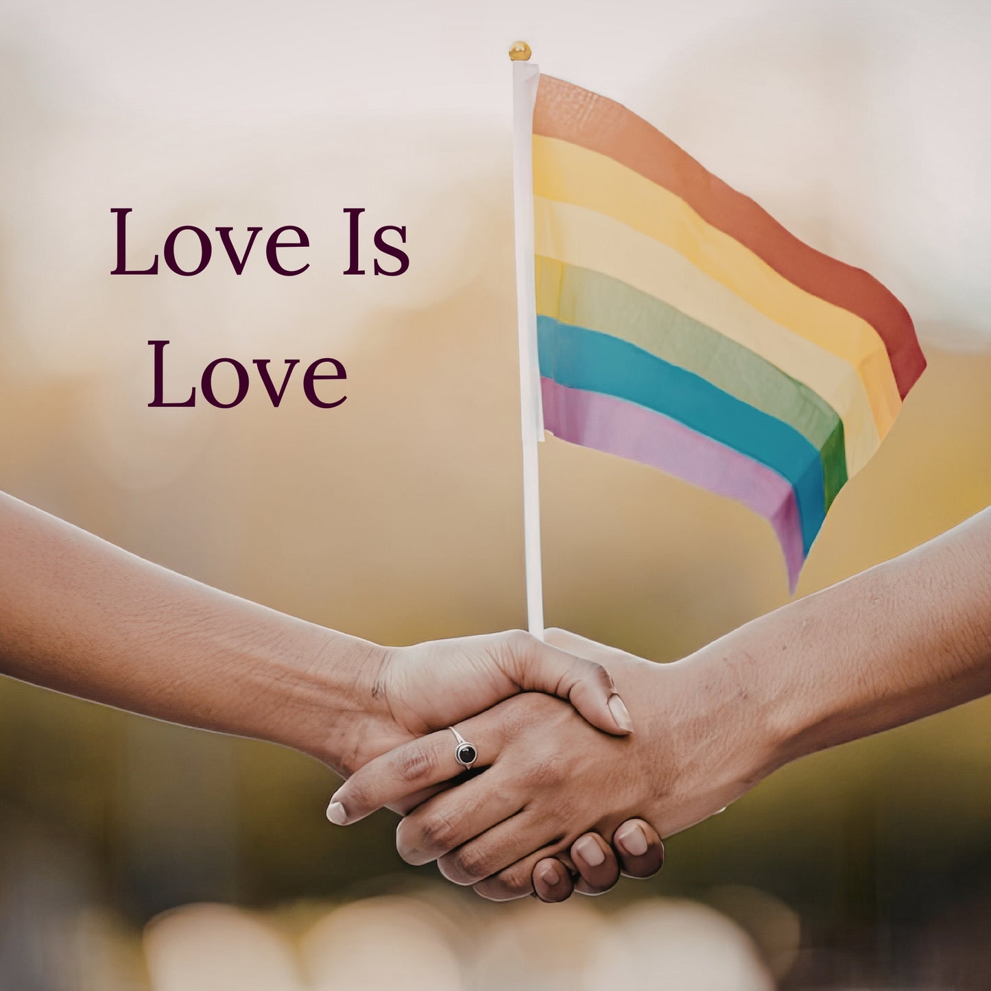 Love Is Love • Pride Affirmation Bracelet