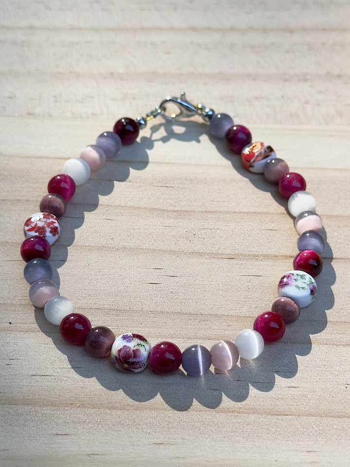 Fearlessly Crimson • Pride Bracelet • Lesbian Jewelry • Love Is Love Gift