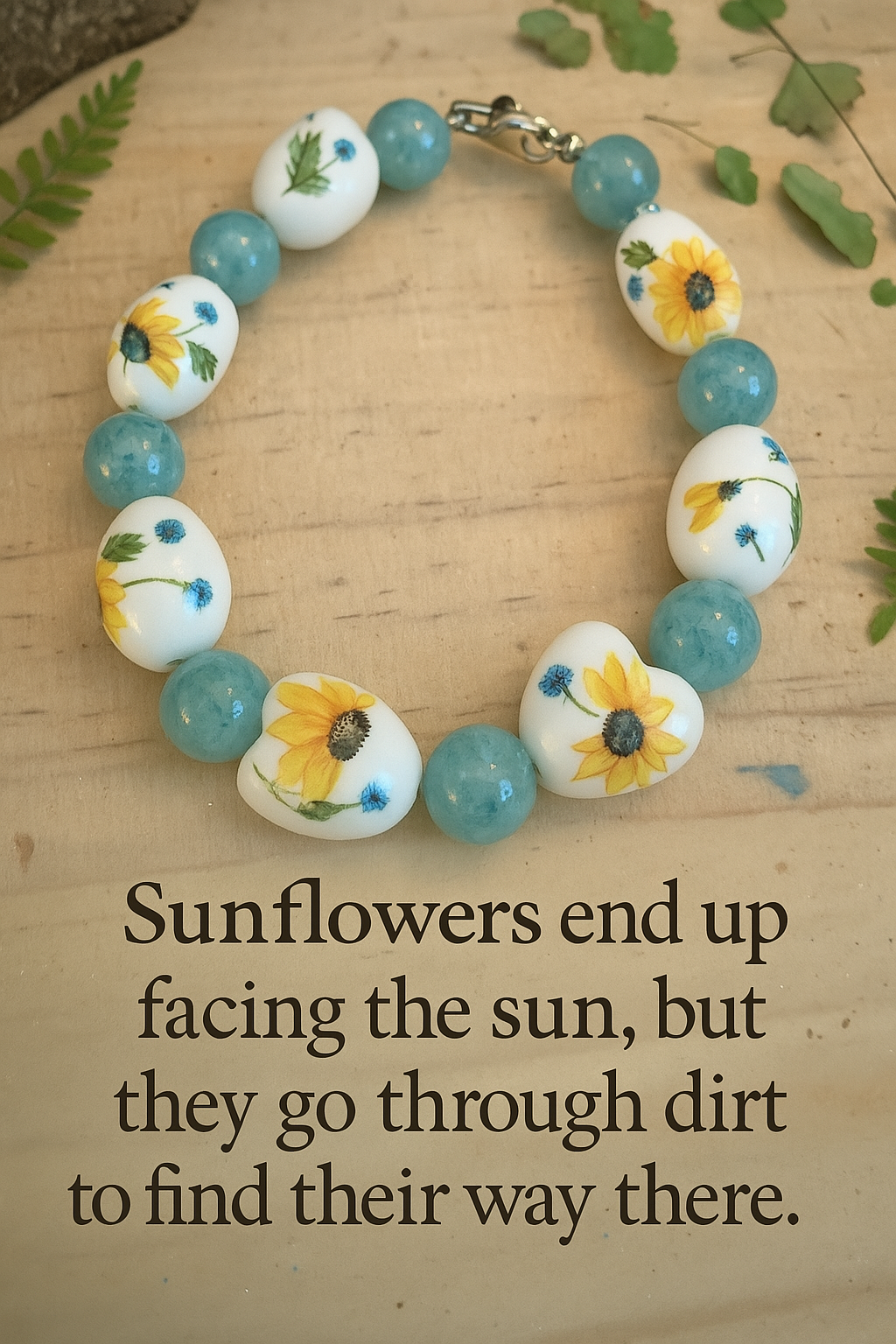 Sunflower Dreams • Nature Inspired Bracelet