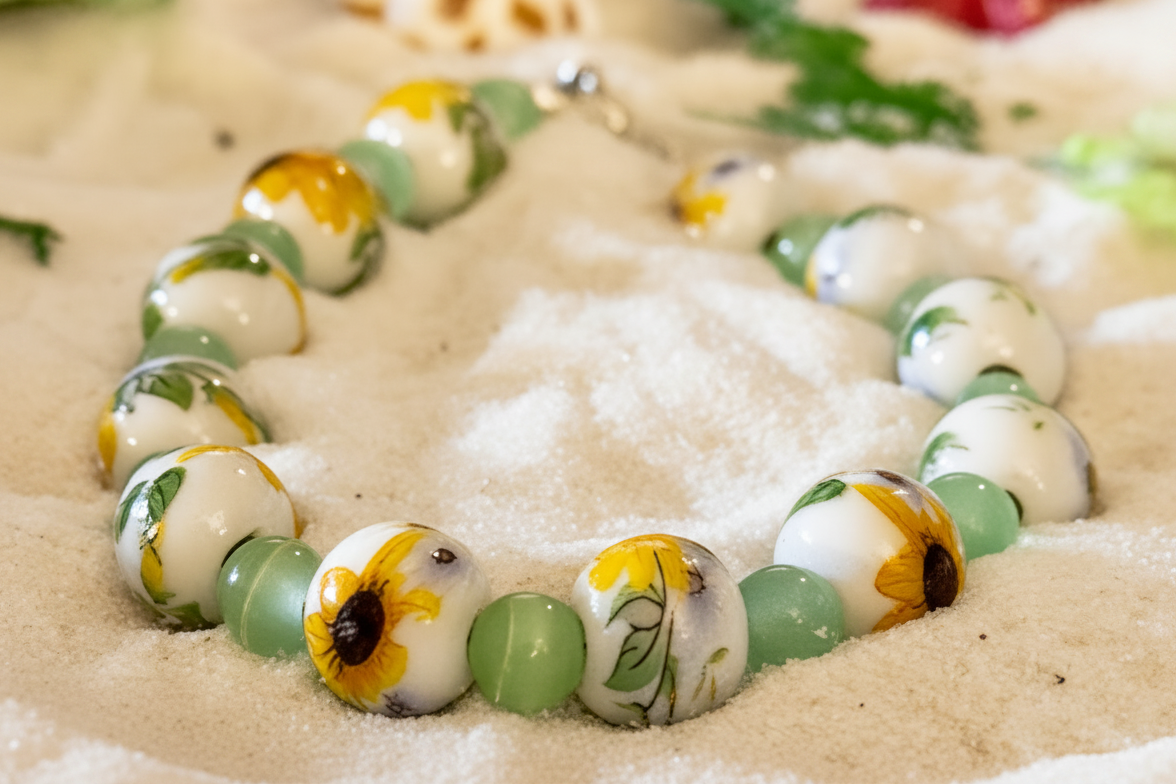 Wildflower Sunlight • Sunflower Garden Bracelet